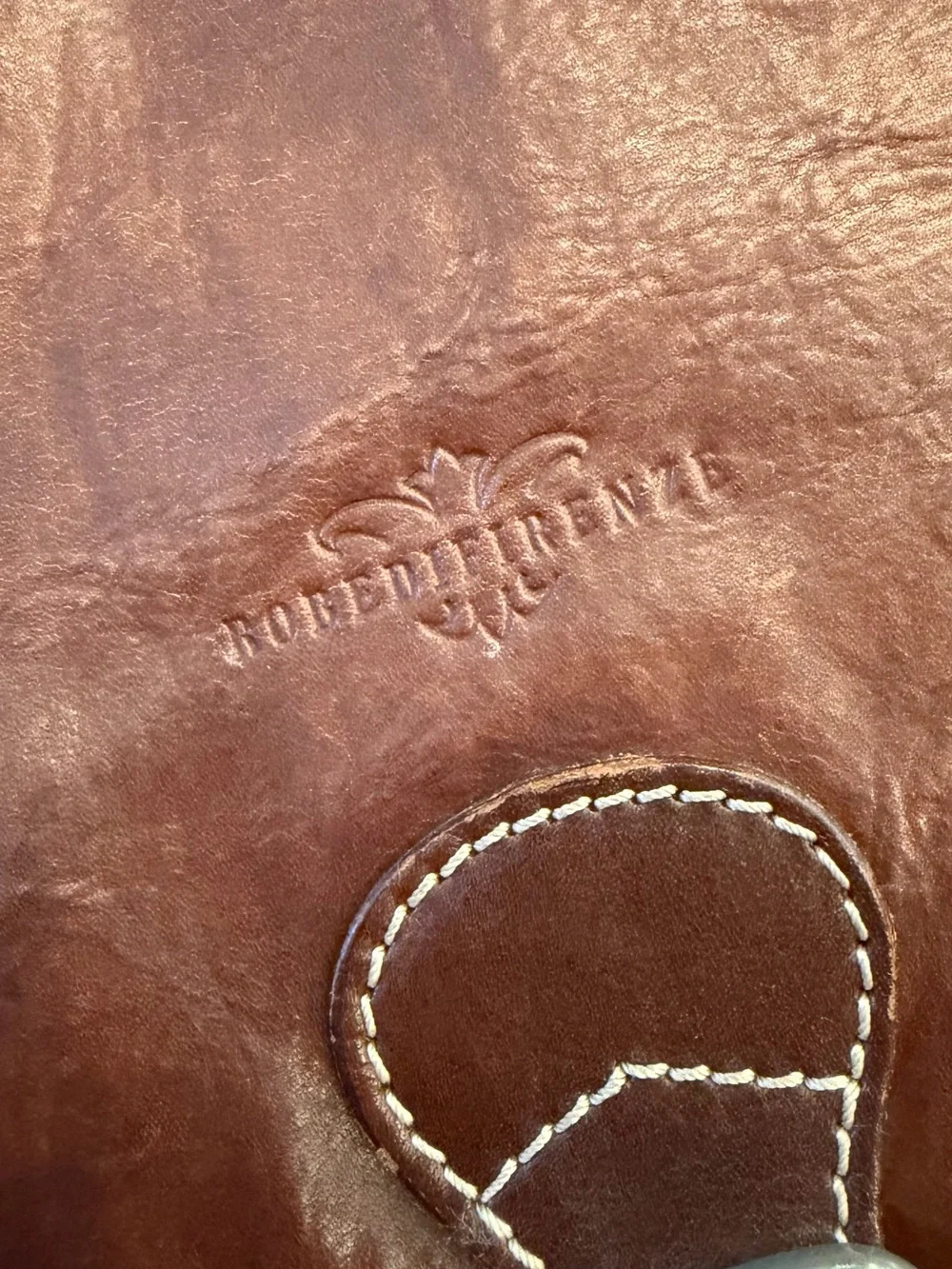 Robe di Firenze leather backpack  - Vintage Style